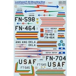 Print Scale 72-447 Wet Decal For Airplane 1:72 Lockheed F-80. Usa & Europe PART1. Fixed Price $27.80.