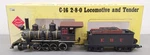 Aristo-craft 80104 East Broad Top C-16 2-8-0 Steam Locomotive & Tender #25 Ex. Fixed Price $290.99.