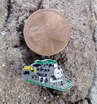 Western Steam Engine Narrow Gage Railway Hat Pin. Fixed Price $15.00.