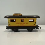 Union Pacific 3824 Gauge Tin Caboose 3-RAIL Ready-to-go Yellow Brown Black. Fixed Price $20.00.