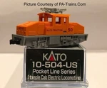 Kato 10504US Electric Loco "steeple Cab" Knuckle Couplers. Fixed Price $35.00.