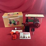 Vtg. Mamod TE1A Steam Tractor Live Engine W/original Box - Made England. Fixed Price $180.00.