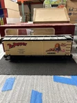 Delton Lines Stock #4255D, G Scale, Dr. Pepper Box Car (used). Fixed Price $59.99.