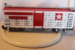 G Scale Bachmann Emmett Kelly Circus White, Horse Box Car. Fixed Price $80.00.