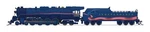 Broadway Limited 7411 Independence Day T1 4-8-4 Steam Loco-sound/dc/dcc, Smoke. Fixed Price $359.99.