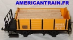 Short Island R.r. Yellow High Side Wagon With 94016 Lgb Scale Load. Fixed Price $46.41.