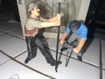 Preiser #45009 "2 Track Workers W/t-spanners & Crowbar (1:22.5 Scale) As-new. Fixed Price $39.95.