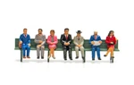 Usa Trains 1920'S Passenger Sitting Set #1 (7 Seated Figures) R320. Fixed Price $16.95.