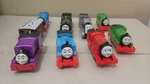 Thomas And Friends Motorized Lot Of 9 Trackmaster Engines Toy Trains Read. Fixed Price $39.99.