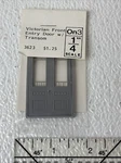Grandt Line Victorian Entry Door W/transom ON30 Unpainted Detail Part 3623. Fixed Price $7.99.