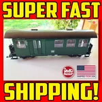 Lgb 30710 Db 2ND Class Bogie Brake Coach W/ 4X 29111B Black Metal Wheels. Fixed Price $115.98.