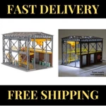 Ho Scale Engine Maintenance Facility Led Lighted Built Structure Tren Maqueta. Fixed Price $118.95.