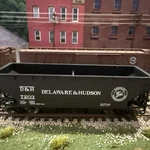 Scale Atlas 1857 Delaware & Hudson Bay Offset Side Hopper #7203. Fixed Price $14.89.