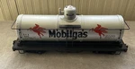 Bachmann Big Haulers G- Scale Single Dome Tank Car Mobilgas Svx #1443. Fixed Price $105.00.