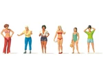 Scale Women At The Campsite (6) Figure Set Preiser 79230. Fixed Price $27.85.
