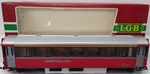 Lgb 3067 Scale Swiss 1ST Class Rhatische Bahn Passenger Car-metal Wheels Ex. Fixed Price $193.99.