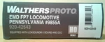 Ho Scale Walthers Proto Emd FP7 Pennsylvania Railroad Prr #9855A Dcc & Sound. Fixed Price $200.00.