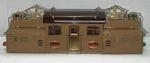 Mth Standard Gauge 408E Tinplate Two-tone Brown Locomotive Shell With Brass Trim. Fixed Price $299.99.