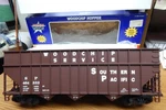 Usa Trains R14080 Southern Pacific Woodchip Car Used Wbox G Scale Real Load. Fixed Price $199.99.