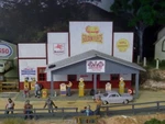 Ho Scale Golden Fleece Service Station. Fixed Price $43.76.