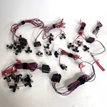 Lgb #5016/1 (X24) Scale Current Feed Clips W/ Wire And 1203 Switches (X5). Fixed Price $199.99.