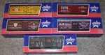 Usa Trains G Plastic Models Lot Of 5 Assorted Box Cars. Fixed Price $245.00.