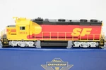 Athearn Genesis Ho Scale Santa Fe Kodachrome GP39-2 Ph 1 Diesel Locomotive Nos. Fixed Price $218.00.