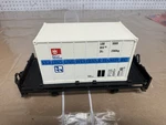 Lgb 4003 Black Flat Car With Port Of Hamburg White Container Scale. Fixed Price $40.00.
