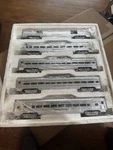 Mth California Zephyr Plated MT-6505 5-CAR Pass Set W/ Box. Fixed Price $325.00.