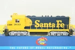 Athearn Ho Atsf Santa Fe Warbonnet CF7 Angled Cab Locomotive #2633 Dcc Ready. Fixed Price $158.00.