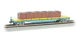 Rare Bachmann Ho - Ringling Bros. Barnum & Bailey Flat Car W Crated Load 16606. Fixed Price $45.00.