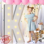Imprsv Light Up Marquee Letter K 4FT Party Wedding Birthday Decor. Fixed Price $56.99.
