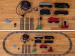 Vintage Lionel Scout O27 #1110 Steam Engine Sunoco 1005 Caboose Track. Fixed Price $89.99.