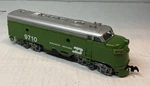 Bachmann Ho Burlington Northern Diesel Locomotive #9710, Tested Box. Fixed Price $20.00.