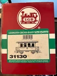New Open Box Lgb 31130 Gauge Passenger Train Car - Orangemade Germany. Fixed Price $150.00.