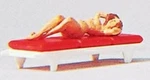 Preiser 29048 Ho Scale Individual Figure - Recreation Sun Bathing. Fixed Price $7.99.