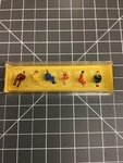 Preiser Ho Scale Figures 4095: (6) Seated Passengers Men/ Women New C-6. Fixed Price $24.99.