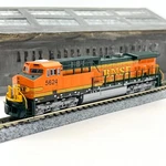 Kato Scale 176-7113 Bnsf Heritage Ii AC4400CW Diesel Locomotive 5624 Std Dc. Fixed Price $99.99.