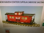 Usa Trains G SCALE12165 New Haven Center Cupola Caboose Sacony Red. Fixed Price $189.99.