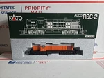 Kato Ho Scale Milwaukee Road Alco RSC2 Diesel Locomotive #989 Nos 37-2602. Fixed Price $164.95.