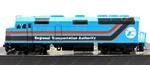 Bachmann Spectrum 87011 F40PH Chicago Regional Transportation Authority. Fixed Price $99.99.