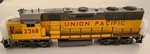 Overland Models Ho Scale Brass Gp 39-2 Diesel Engine Union Pacific #2368. Fixed Price $499.99.