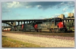 Southern Pacific GP60 Locomotive #9718 Freight Train Kansas City 1992. Fixed Price $5.95.