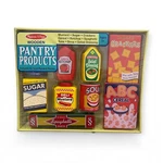 Melissa & Doug Kitchen Food Play Wooden Pantry Products Ages 3+ #4077 New Sealed. Fixed Price $25.46.
