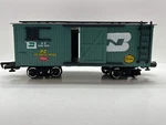 Gauge New Bright Box Car Burlington Northern Frisco York Central #246 973.. Fixed Price $32.99.