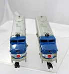 S-gauge American Flyer Missouri Pacific 21922 Aa Engine And Dummy. Fixed Price $385.00.