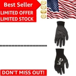 High Dexterity Nxg 9669L Work Gloves - Comfortable, Abrasion Resistant, Reusable. Fixed Price $10.44.