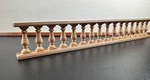 Dollhouse Balustrade Porch Balcony Railing 13 3/8" X 2" 1:12 Scale Miniature. Fixed Price $17.99.