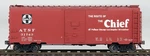 Atsf Super Chief New 40' PS-1 Single Door Boxcar- Ho-scale-detailed. Fixed Price $33.99.