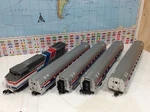 Williams Amtrak 807 Diesel Engine - Set 4 Passenger Cars. Fixed Price $449.95.